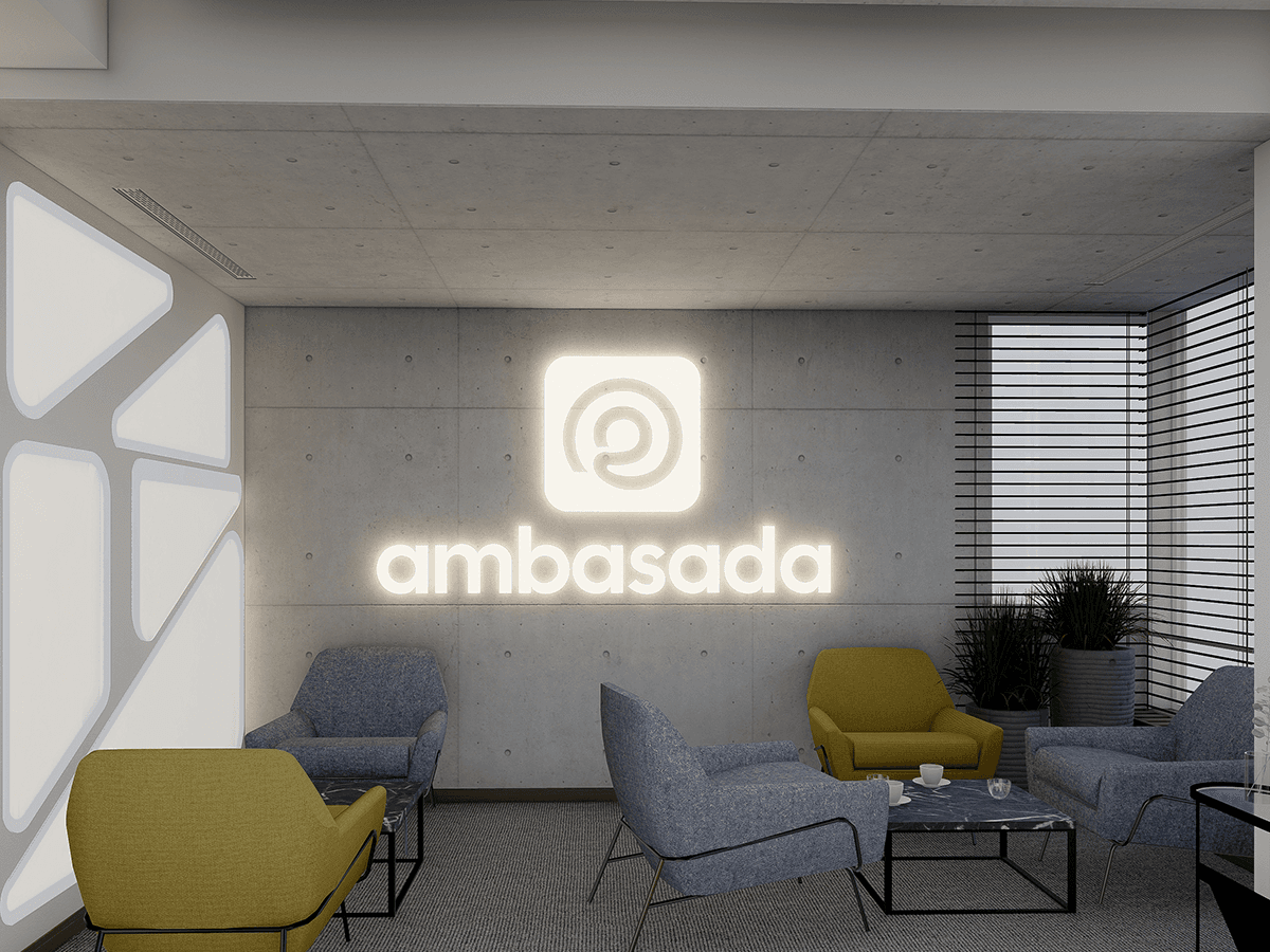Meeting room inside the Ambasada Hub